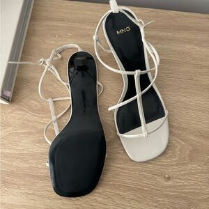 Mango Asymmetric Heels